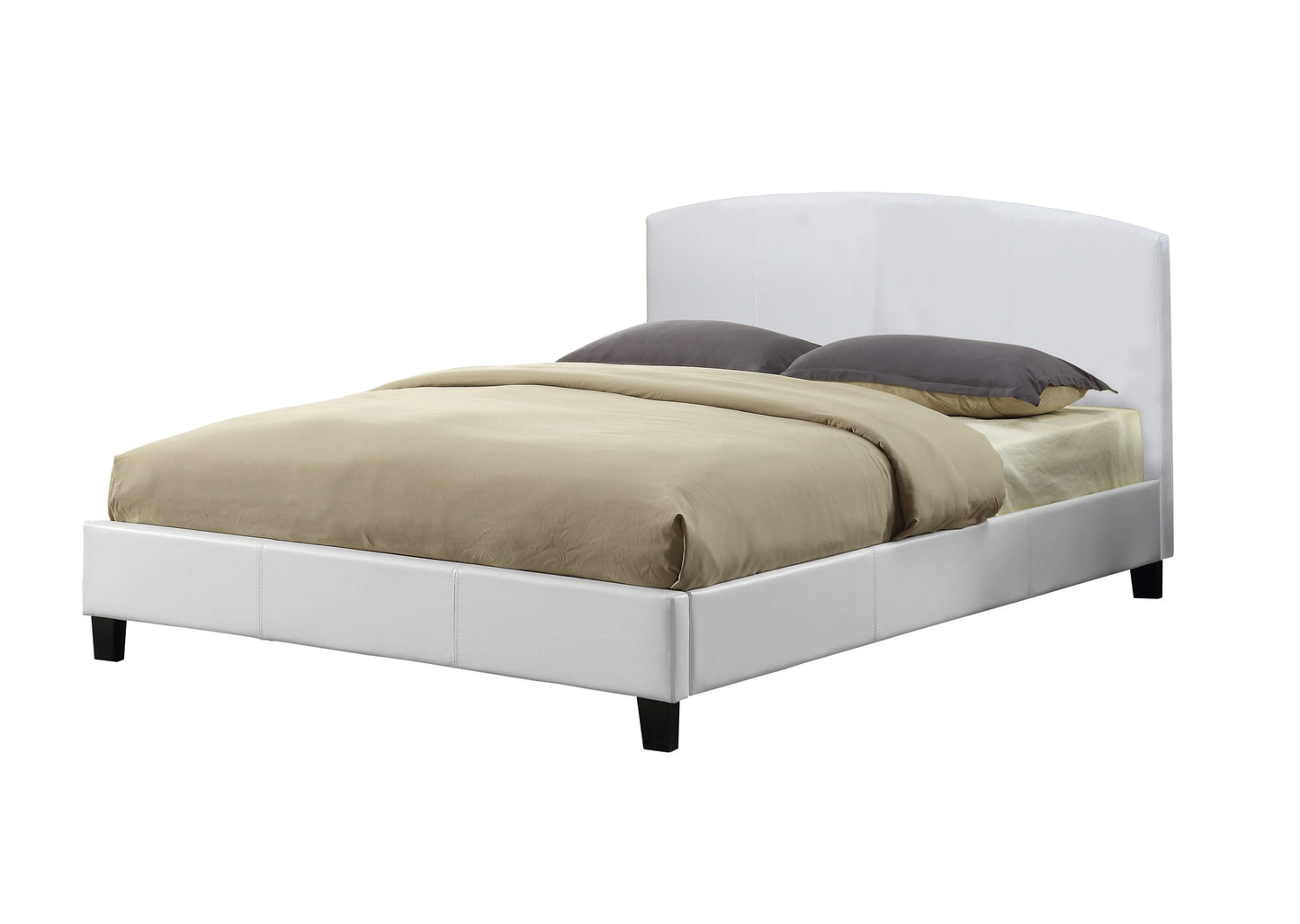 Leather Platform Bed Frame