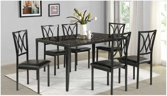 Lexi Dining Table Set 7pc