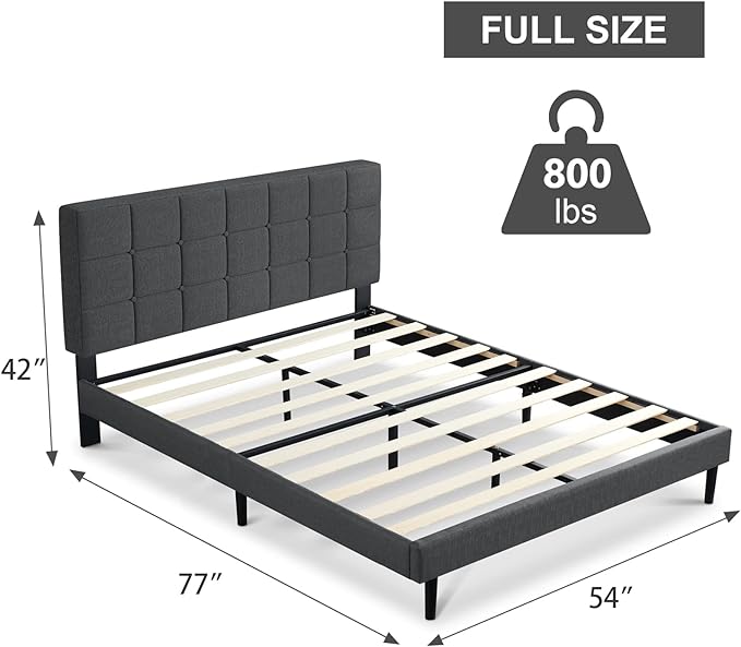 Modern Upholstered Platform Bed