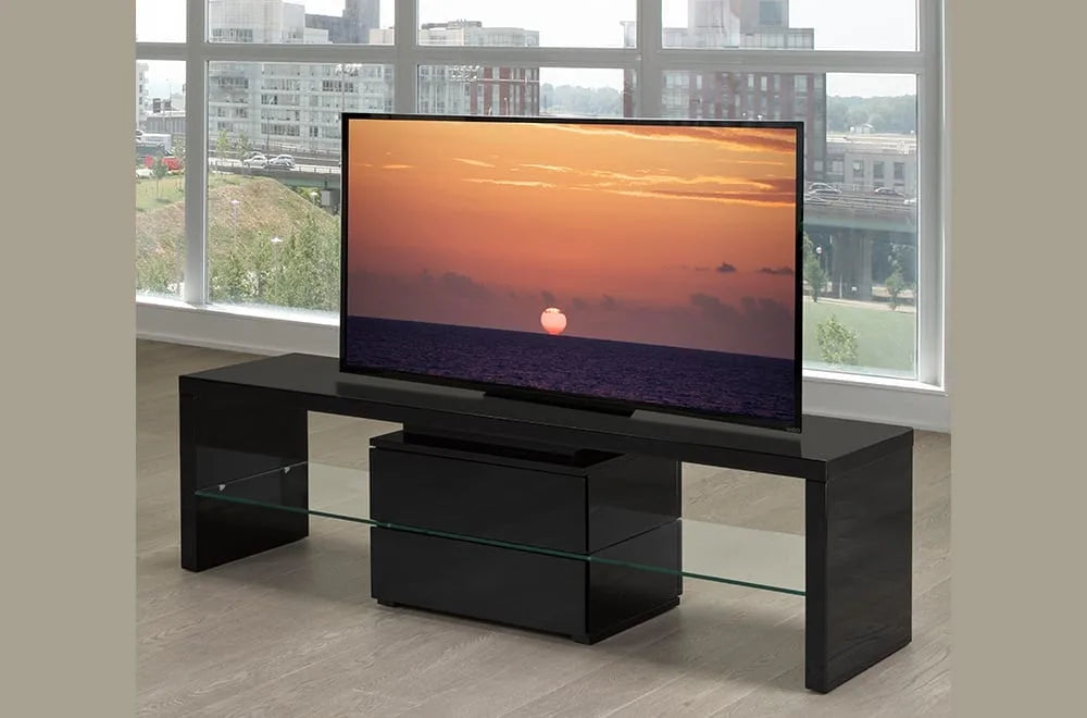 Dark Modern TV Stand