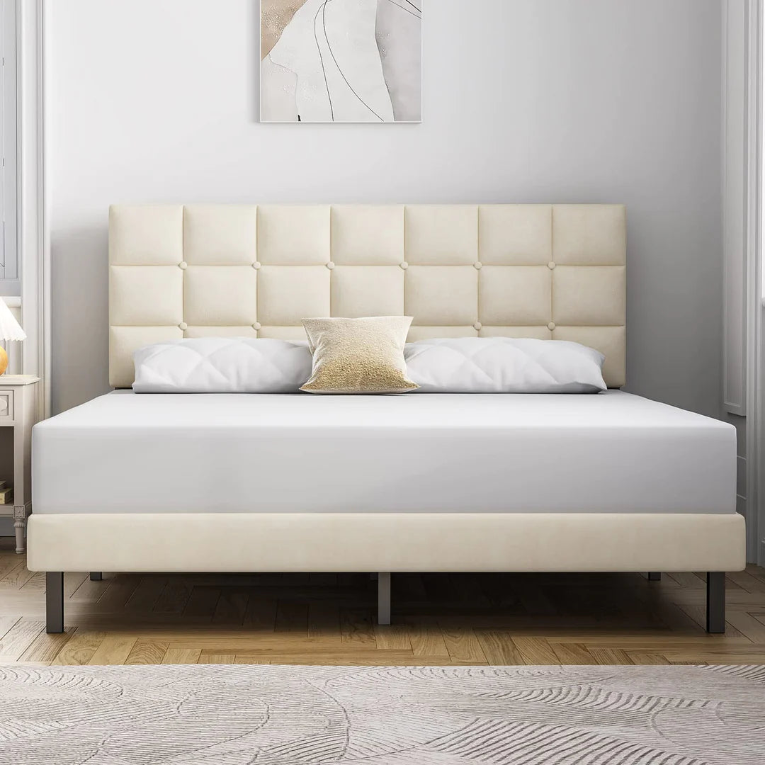 Modern Upholstered Platform Bed