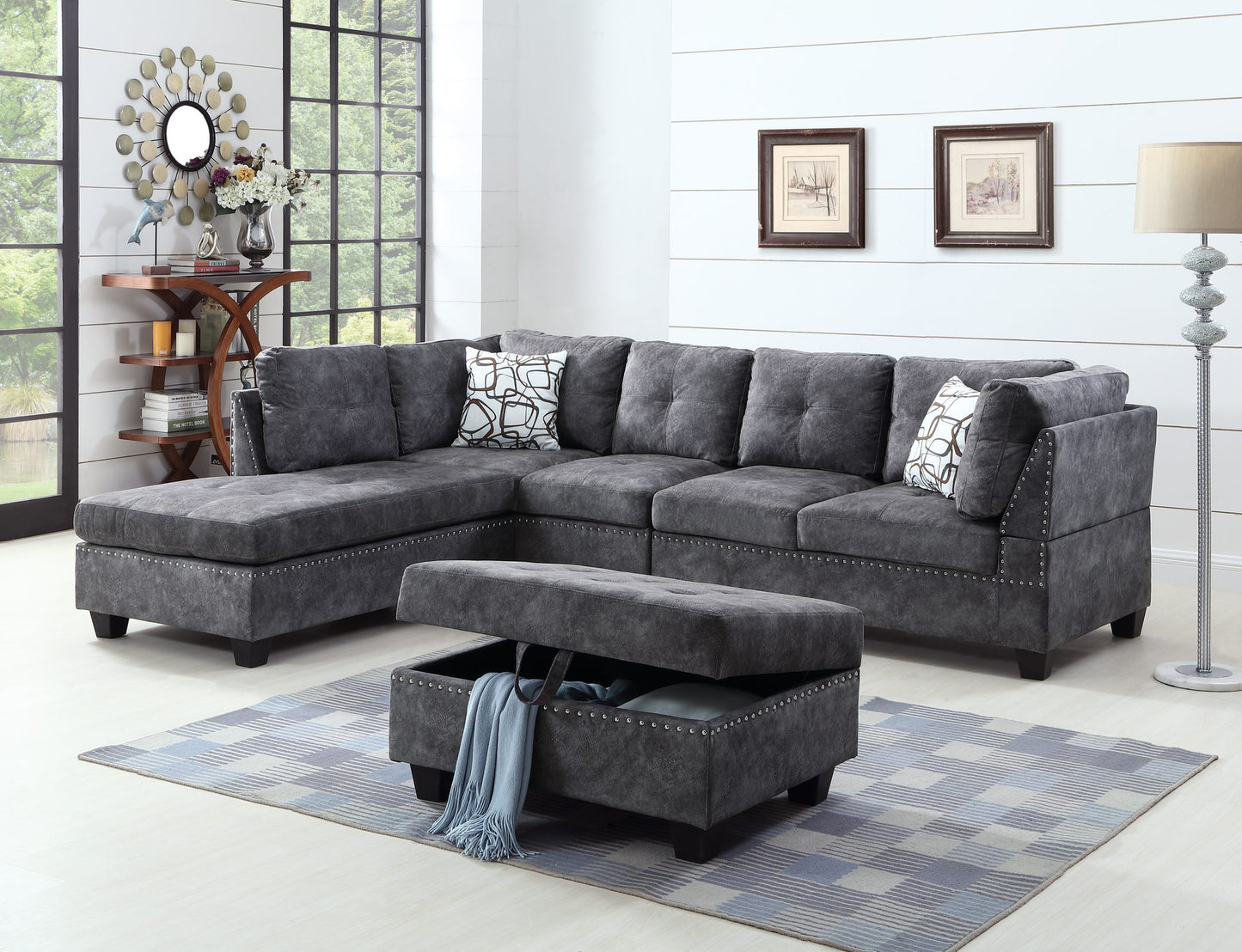 Snow Reversible Sectional Sofa