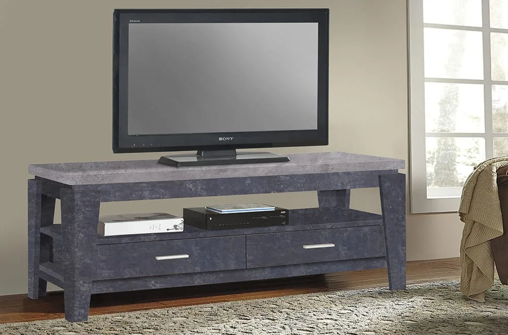 Two-tone Grey TV Stand