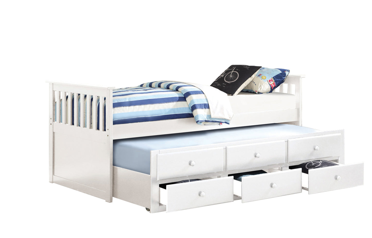 Trundle Bed with Drawers