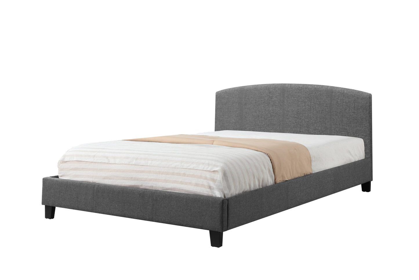 Linen Platform Bed Frame