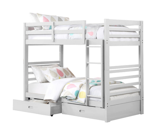 Twin Over Twin Storage Bunk Bed