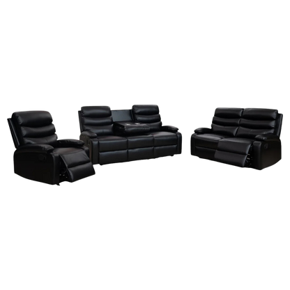 Recliner Set - 3 Piece with Air Leather
