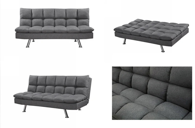 3-Position Adjustable Click-Clack Sofa Bed