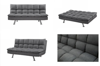 3-Position Adjustable Click-Clack Sofa Bed