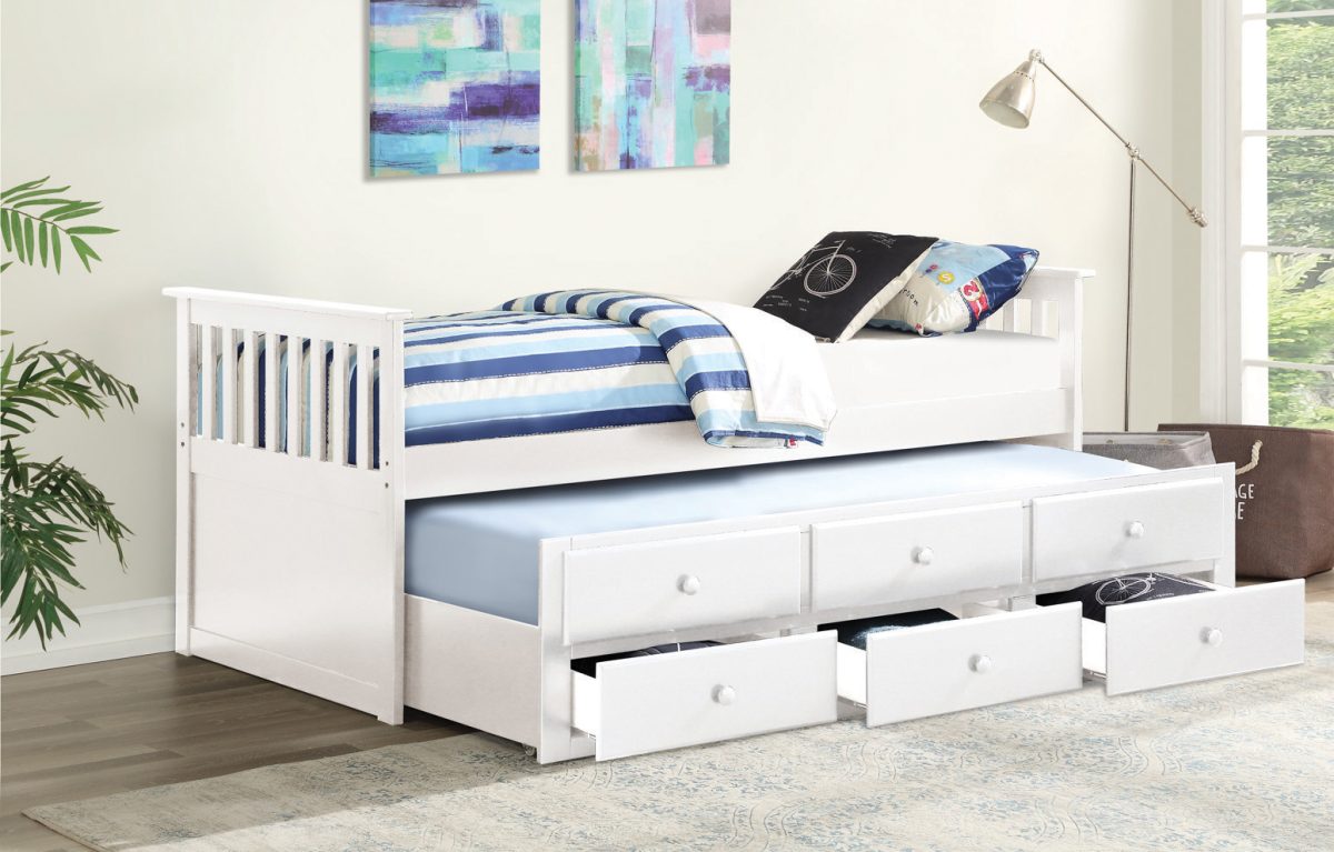 Trundle Bed with Drawers