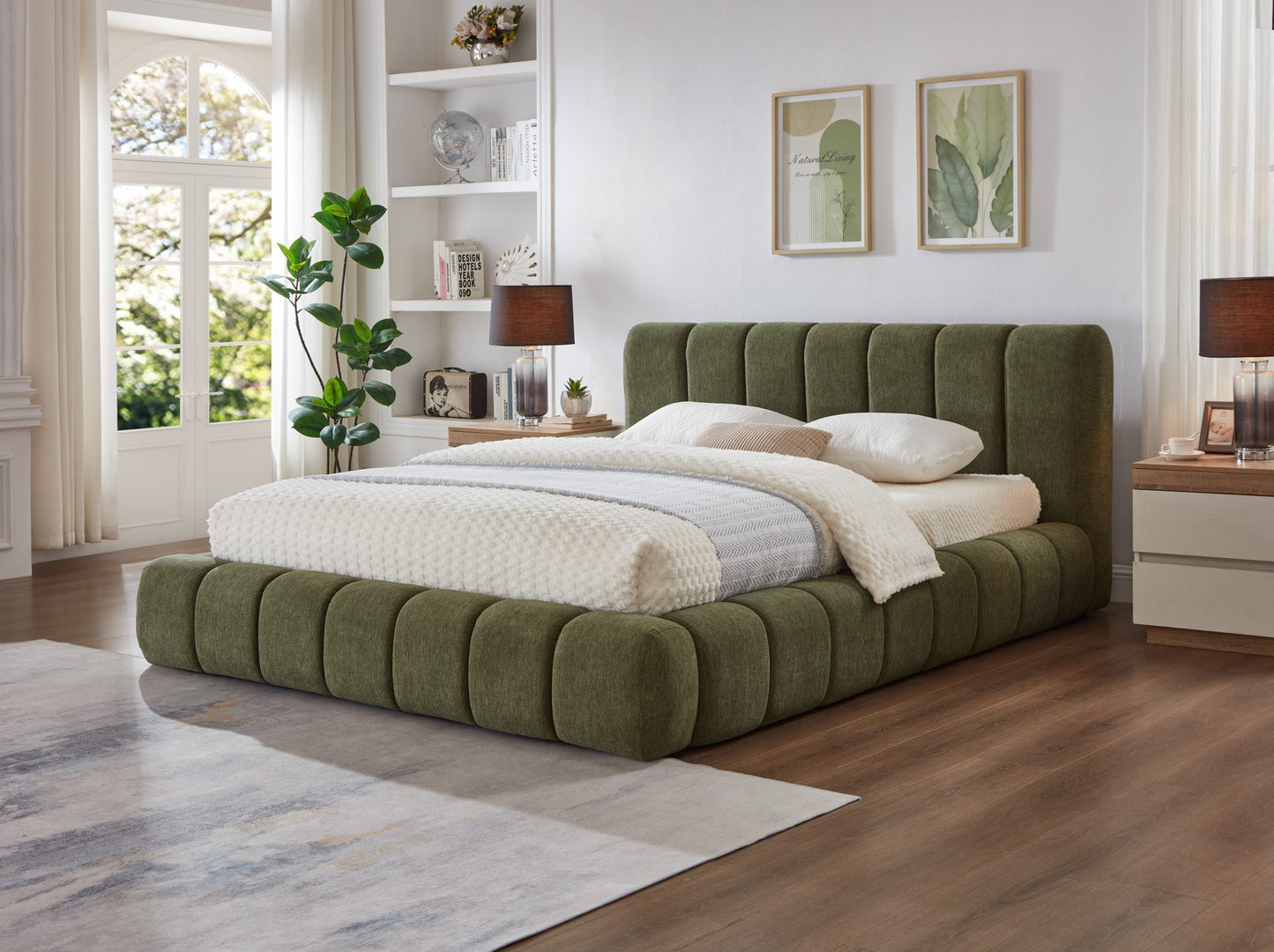 Avery Modern Upholstered Bed