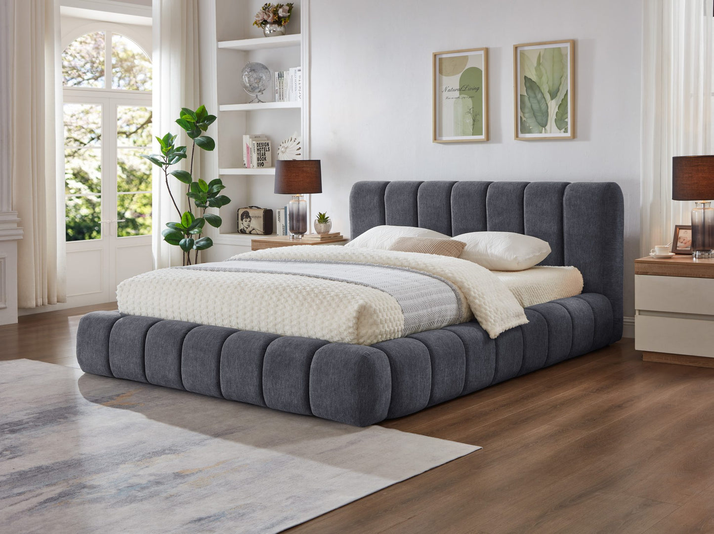 Avery Modern Upholstered Bed