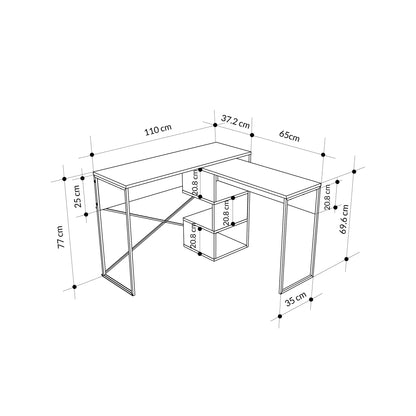 Marlow L-Shape Desk