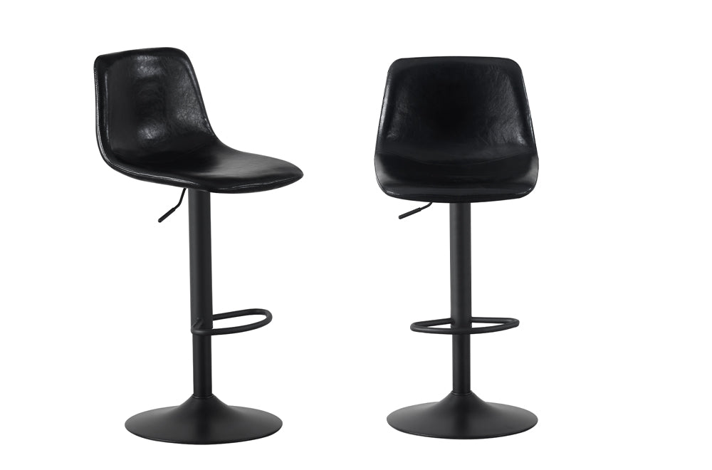 Black Leatherette Bar Stool