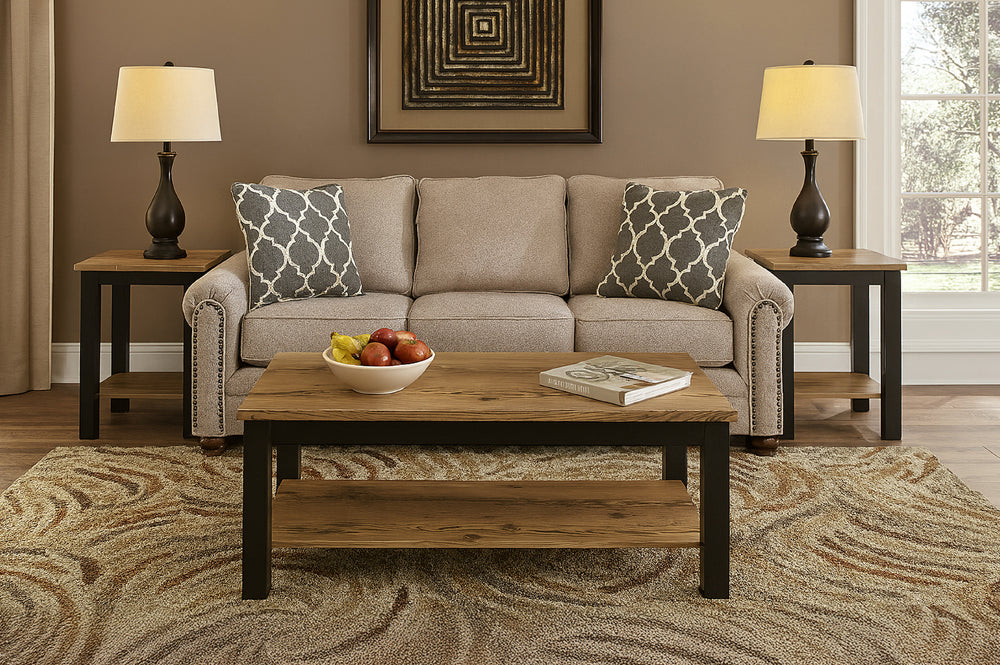 Union Rustic Zanna 3 Piece Coffee Table Set