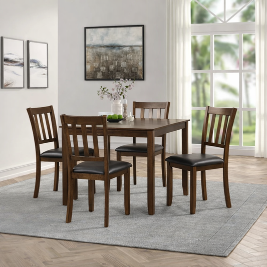 Solid Wood Dining Set 5pc