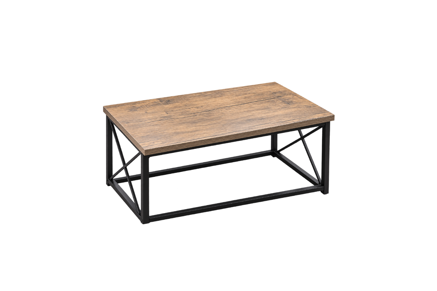 Cruz Taupe Wood 3-Piece Coffee Table Set
