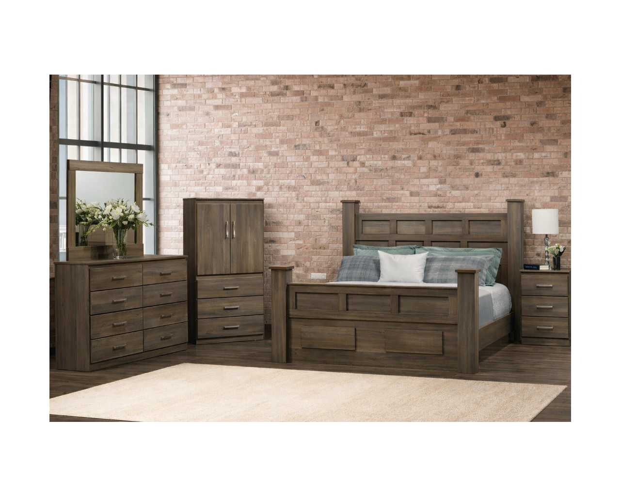 Harrison Rustic Bedroom Set