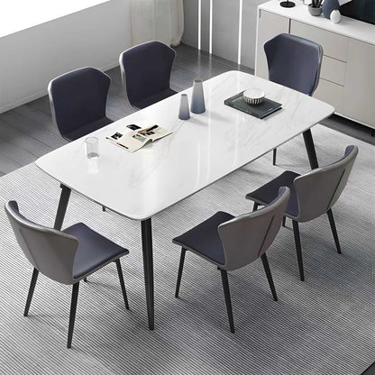 Aurora Sintered Stone Dining Table Set – 7 Piece