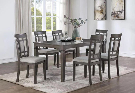 Modern Solid Wood 7-Piece Dining Set