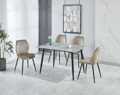 Nova Ceramic Dining Set – 5 Piece