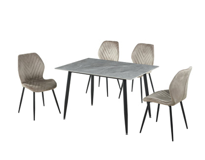 Nova Ceramic Dining Set – 5 Piece
