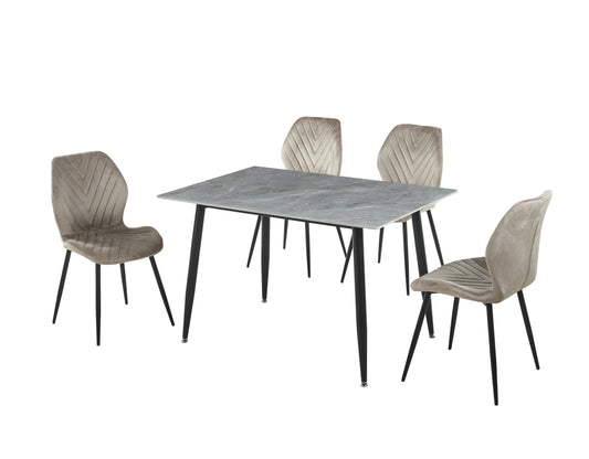 Nova Ceramic Dining Set – 5 Piece
