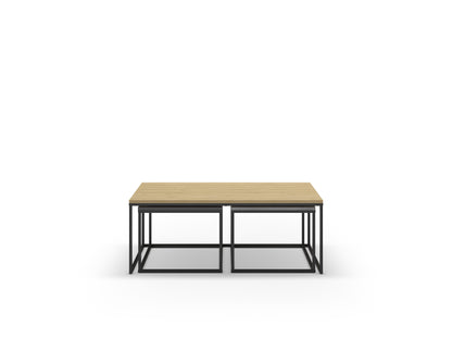 Retro Grey Nesting Coffee Table Set