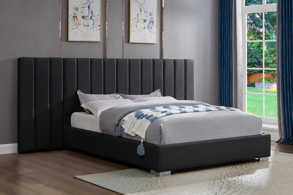 Valentina Velvet Platform Bed