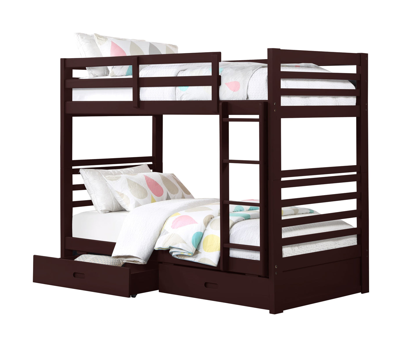 Twin Over Twin Storage Bunk Bed