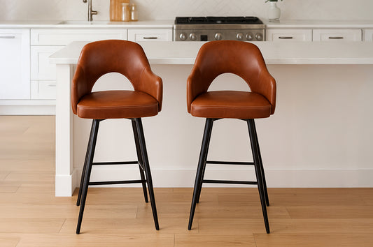 Rowan Caramel Bar Stool