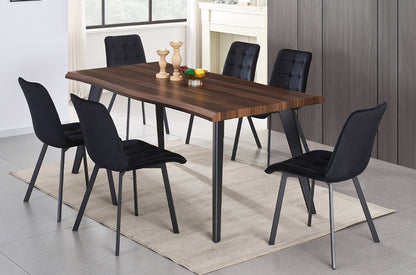 Walnut 7-Piece Dining