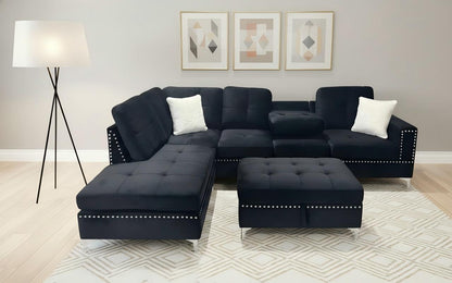 Conley Sectional - Velvet