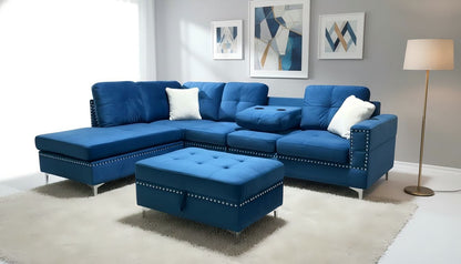 Conley Sectional - Velvet