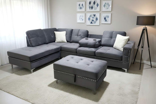 Conley Sectional - Velvet