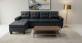 PU Leather 4 Seater Sectional Sofa